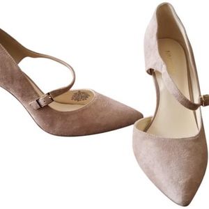 Nude Zeezee Suede Pumps